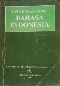 Image of Tata Bahasa Baku Bahasa Indonesia